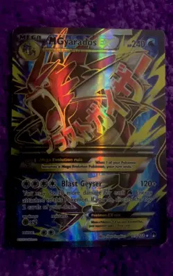 Pokemon M Gyarados EX Full Art Ultra Rare Holo Card [115/122] Breakpoint 📈 - Image 2