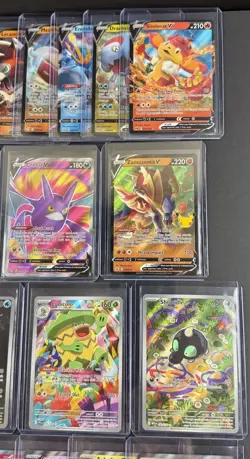 Pokemon TCG Mixed Full Art 45-Card Lot IR, VMax, Ex NM+ to LP Sleeved Top Loaded - Image 5