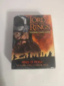 LOTR TCG Gimli Mines of Moria 63 Card Starter Deck Lord of the Rings Trading - Image 1