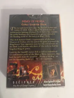 LOTR TCG Gimli Mines of Moria 63 Card Starter Deck Lord of the Rings Trading - Image 3