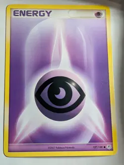 Psychic Energy 127/130 Diamond and Pearl Pokemon Card - Image 1