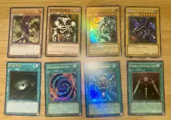 Yugioh Anime Legends Lot Blue Eyes Dark Magician Red Eyes + Spell Cards - Image 3