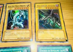 Yugioh Anime Legends Lot Blue Eyes Dark Magician Red Eyes + Spell Cards - Image 5