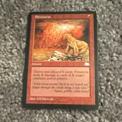 Firestorm - Near Mint MTG Weatherlight - Image 1