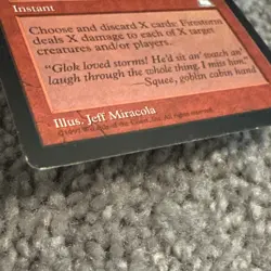 Firestorm - Near Mint MTG Weatherlight - Image 2