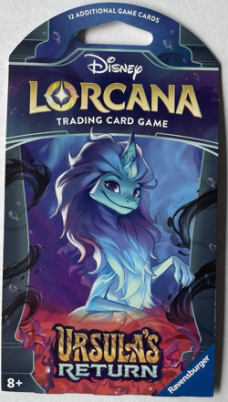 Disney Lorcana TCG Ursula's Return Booster Pack With 12 Randomized Cards - Image 1
