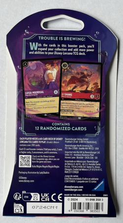 Disney Lorcana TCG Ursula's Return Booster Pack With 12 Randomized Cards - Image 2