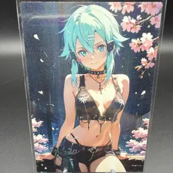 Sinon Sword Art Online Anime Waifu Card Doujin ACG Goddess Holo - Image 1