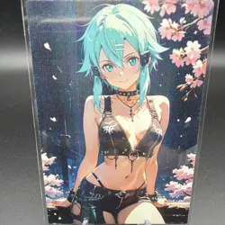 Sinon Sword Art Online Anime Waifu Card Doujin ACG Goddess Holo - Image 2