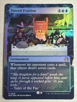 MTG / Forced Fruition / WOT / #18 / FOIL / Rare / NM - Image 1