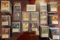 Magic The Gathering Black Card Lot - Image 1