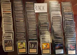 Magic The Gathering Black Card Lot - Image 5