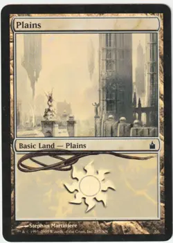 Ravnica: City of Guilds FOIL Plains (#287) Signed by Stephan Martiniere - Image 1