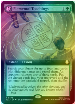 Elemental Teachings - Foil - Extended Art Avatar MTG - Image 1