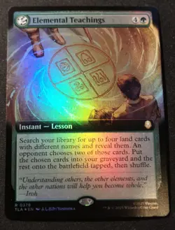 Elemental Teachings - Foil - Extended Art - TLA - MTG - EN - NM - 0378 - Image 1