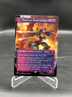 Universes Beyond: Transformers #24 Flamewar, Brash Veteran (Shattered Glass) - Image 1