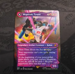 MTG Megatron, Tyrant *SHATTERED GLASS* BOT Transformers 26/60 NM - Image 1