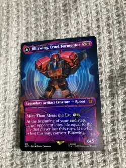 Mtg Lot Of 7 Non Foil Shattered Glass Transformers Universes Beyond Optimus NM - Image 3