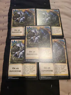 MTG ELD x5 On An Adventure ELD MTG Eldraine 20/20 TOKEN MINT Free Ship LOT of 5 - Image 1