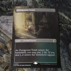 Overgrown Tomb (Borderless) Ravnica: Clue Edition Foil - Image 1