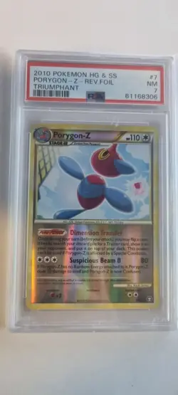 Porygon-Z | Reverse Holo Rare 7/102 | Triumphant | PSA 7 Pokemon TCG - Image 1