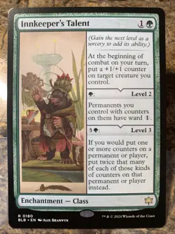 MTG TCG Bloomburrow Innkeeper's Talent 0180 Reguar Rare - Image 1