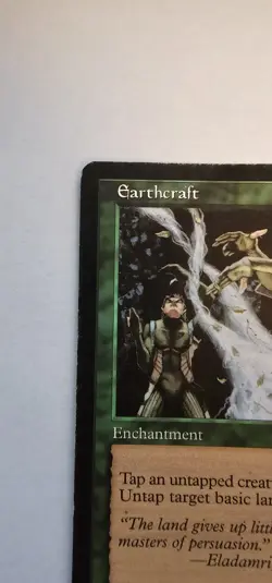 Earthcraft – Tempest MTG 1997 Rare Vintage Magic the Gathering MP - Image 2