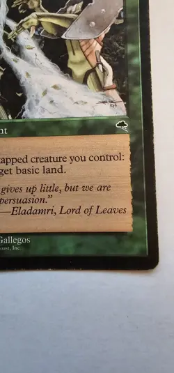 Earthcraft – Tempest MTG 1997 Rare Vintage Magic the Gathering MP - Image 4