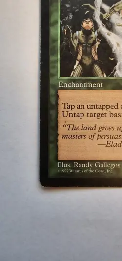 Earthcraft – Tempest MTG 1997 Rare Vintage Magic the Gathering MP - Image 5