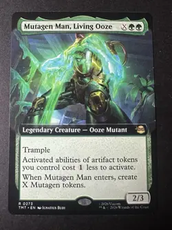 MTG Mutagen Man Living Ooze EXTENDED ART #0273 TMNT Rare NEAR MINT NM - Image 1