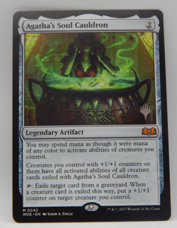 Magic the Gathering TCG - Wilds of Eldraine Promo #0242 - AGATHA'S SOUL CAULDRON - Image 1