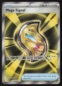Mega Signal - 171/132 - Ultra Rare - Mega Evolution - Pokemon Card - LP - Image 1