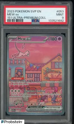 2023 Pokemon SVP EN 151 Ultra Premium Collection #053 Mew ex PSA 9 MINT - Image 1