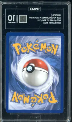 2025 Pokemon Mega Evolution Base Set #143 Helioptile Illustration Rare TAG 10 - Image 2