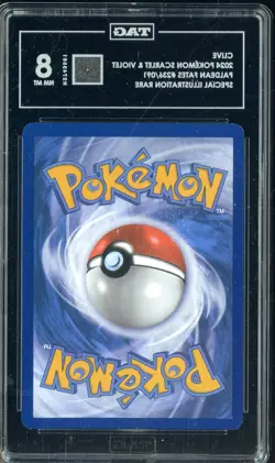 2024 Pokemon SV Paldean Fates #236 Clive Special Illustration Rare TAG 8 - Image 2