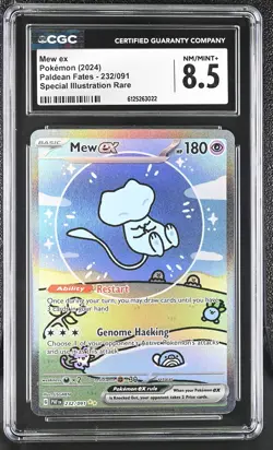 💥EX 232/091 Special Illustration Rare Paldean Fates Pokemon CGC 8.5 - Image 1
