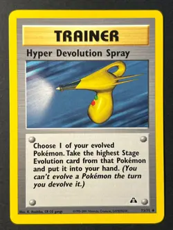 Hyper Devolution Spray 73/75 Neo Discovery Trainer - Pokemon Card Near Mint - Image 1