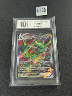 2024 Pokemon Rayquaza Ultra Rare Nine Colors Gathering cs4bC 098/132 Grade 10 - Image 1