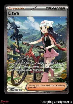 2025 Pokemon TCG Mega Evolution Phantasmal Flames #129 Dawn SIR - Image 1