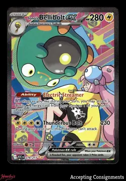 2026 Pokemon TCG Mega Evolution Ascended Heroes #279 Iono's Bellibolt ex SIR - Image 1
