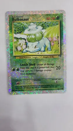 2002 Pokemon Bulbasaur Reverse Holo Legendary Collection Near Mint - Vintage - Image 1
