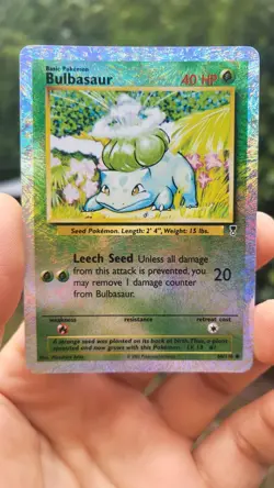 2002 Pokemon Bulbasaur Reverse Holo Legendary Collection Near Mint - Vintage - Image 4