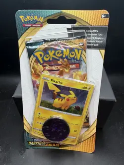 Pokemon TCG Darkness Ablaze Blister Charizard Pack Pikachu SWSH039 Promo SEALED! - Image 1