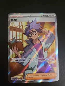 Jacq - 236/198 - Ultra Rare Full Art - Pokemon TCG Scarlet & Violet Base Holo NM - Image 1