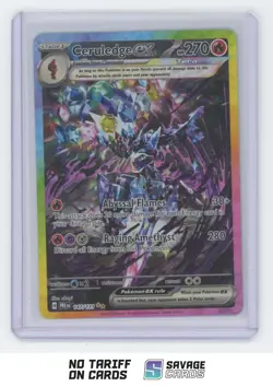 2021 Pokemon Scarlet & Violet Prismatic Evolutions Ceruledge ex #147/131 - Image 1