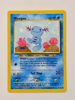 🇨🇦 Wooper 71/75 Common Neo Discovery Pokemon LP - Image 1