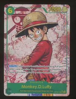 One Piece English OP13-118 Monkey D Luffy Alternate Art Secret Rare - Image 1