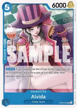 Alvida OP09-043 English Uncommon Emperors In New World One Piece Card Game - Image 1