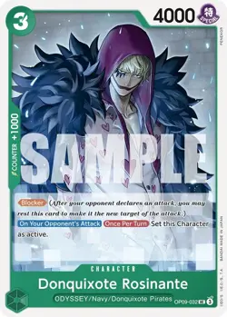 Donquixote Rosinante OP09-032 English Emperors In New World One Piece Card Game - Image 1