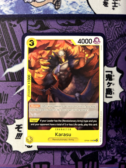 Karasu OP09-100 English Uncommon Emperors In The New World One Piece Card Game - Image 1